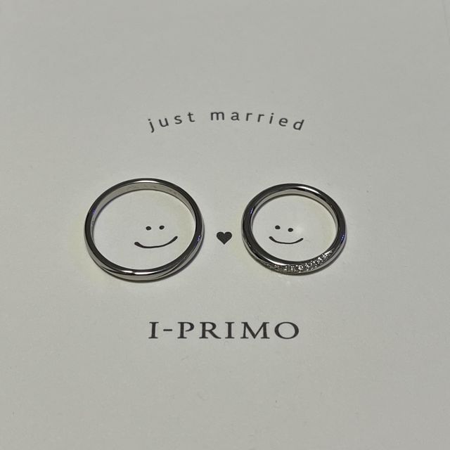 【アイプリモ(I-PRIMO)の口コミ】 デザインが豊富で、ボックスがブラウンの箱がいいなと思いました。ペアで…