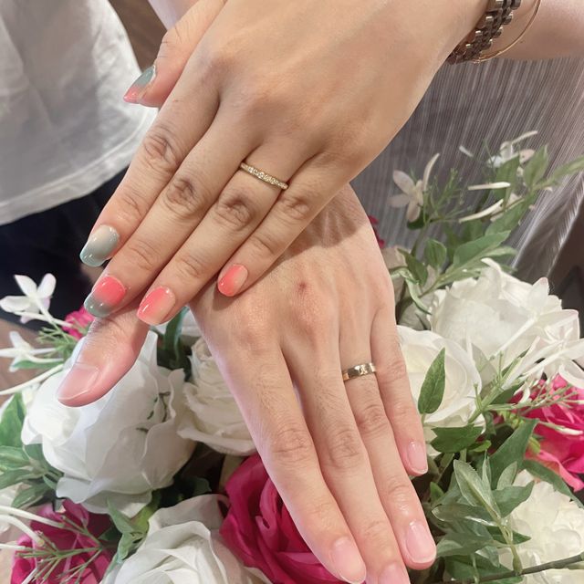 【TANZO.(鍛造指輪)の口コミ】 エタニティリングが良いなと考えており、ダイヤが落ちづらい鍛造製法のこ…