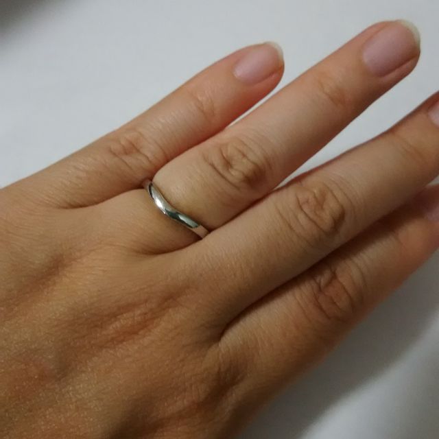 【カルティエ(Cartier)の口コミ】 婚約指輪は自分の希望を聞いてもらったので結婚指輪は夫の希望に合わせよ…