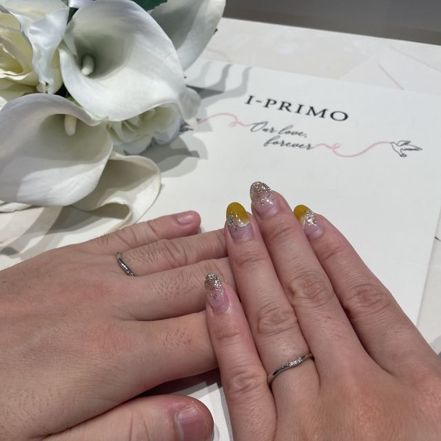 【アイプリモ(I-PRIMO)の口コミ】 細めのデザインでV字が気になっていたので、実際に店舗で試着してみたとこ…