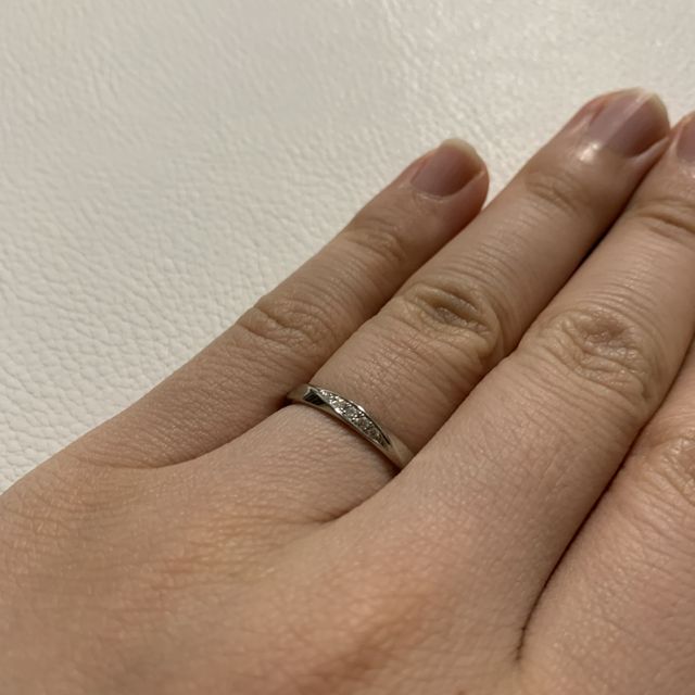 【アイプリモ(I-PRIMO)の口コミ】 沢山の指輪から選ぶことができたのですが、デザインに一目惚れしました！…