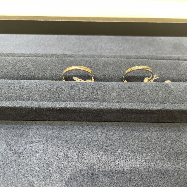 【4℃ BRIDAL(ヨンドシーブライダル)の口コミ】 予算とデザインがピタっと合った。彼が仕事柄指輪の強度が高いものを望ん…