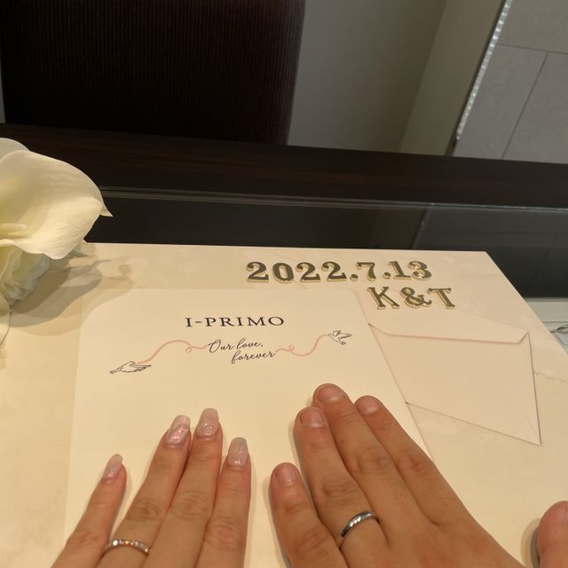 【アイプリモ(I-PRIMO)の口コミ】 ネットで見てデザインが可愛く来店予約をしました。
お店の方の対応もとて…