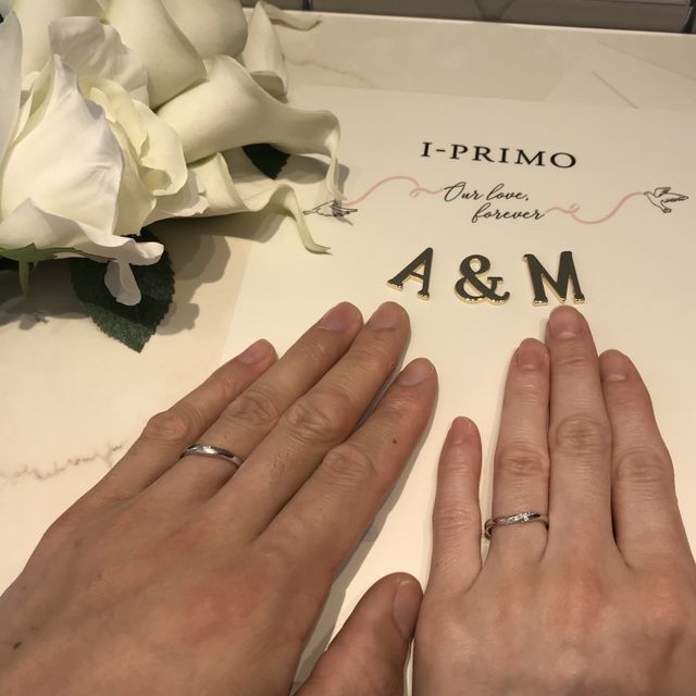 【アイプリモ(I-PRIMO)の口コミ】 自分たちの雰囲気が指輪に合ってると言われたので。
ウェーブのデザインは…
