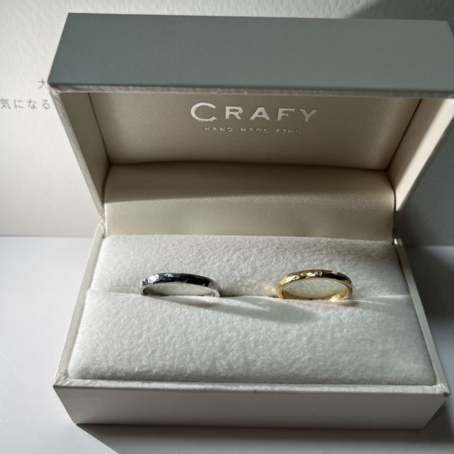 【CRAFY(クラフィ)の口コミ】 お値段もお手頃でしたしサービスも良く世界でひとつの指輪が作れるところ…