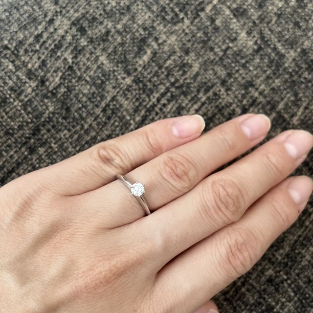 【ティファニー(Tiffany & Co.)の口コミ】 Tiffany&Coに憧れがあり、指輪を選ぶならこのブランドと決めていまし…