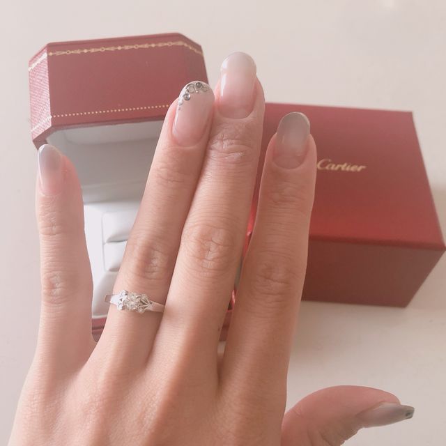 【カルティエ(Cartier)の口コミ】 夫が色々デザインやカラット数を考慮して選んだため、私自身の決めてはあ…