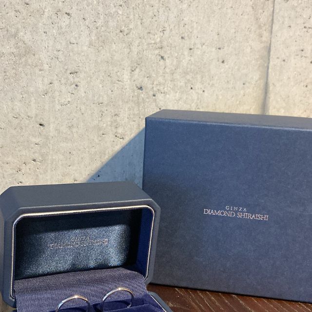 【銀座ダイヤモンドシライシの口コミ】 デザインのシンプルかつ高級感はもちろん、なんといってもつけやすさが本…