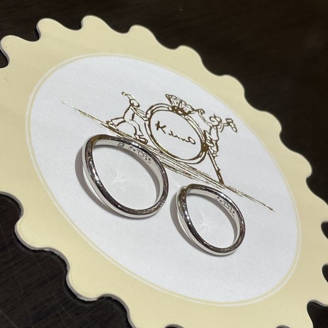 【ケイウノ ブライダル(K.UNO BRIDAL)の口コミ】 婚約指輪をオーダーメイドで作成していただいており、その際のデザイナー…