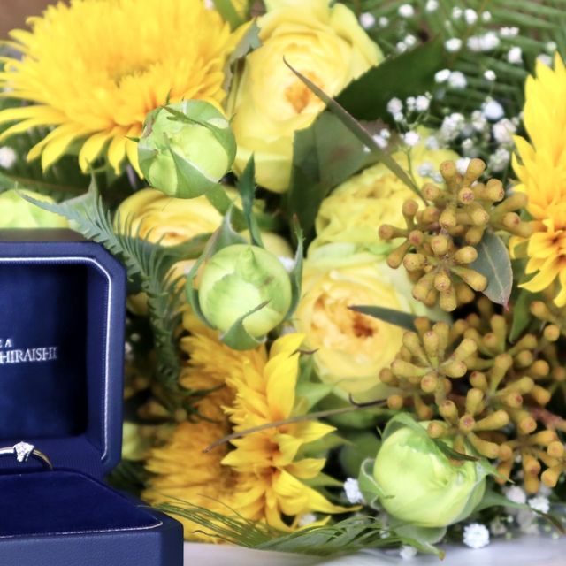 【銀座ダイヤモンドシライシの口コミ】 セットリングで探していました。日頃から指輪の重ね付けをしているので、…