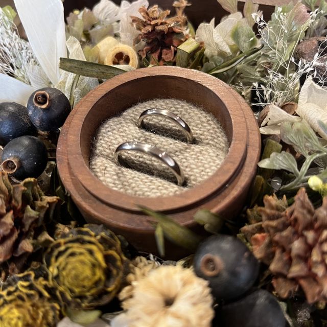 【鎌倉彫金工房の口コミ】 特にブランドにこだわりがない2人だったので、コトの思い出としても残る手…