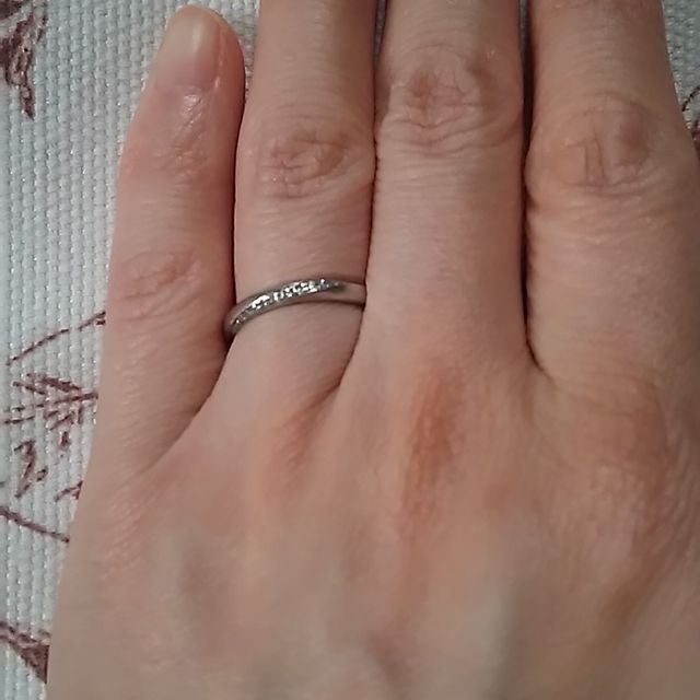 【Ponte Vecchio(ポンテヴェキオ)の口コミ】 プラチナとダイヤモンドの組み合わせを探しており、メンズにもダイヤモン…