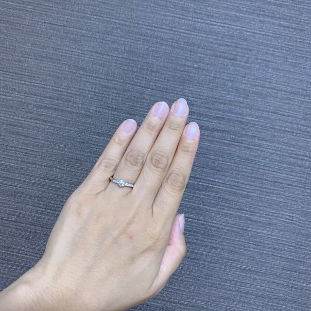 【銀座ダイヤモンドシライシの口コミ】 ダイヤモンドの素材と価格のバランスがとても良く、値段以上なクオリティ…