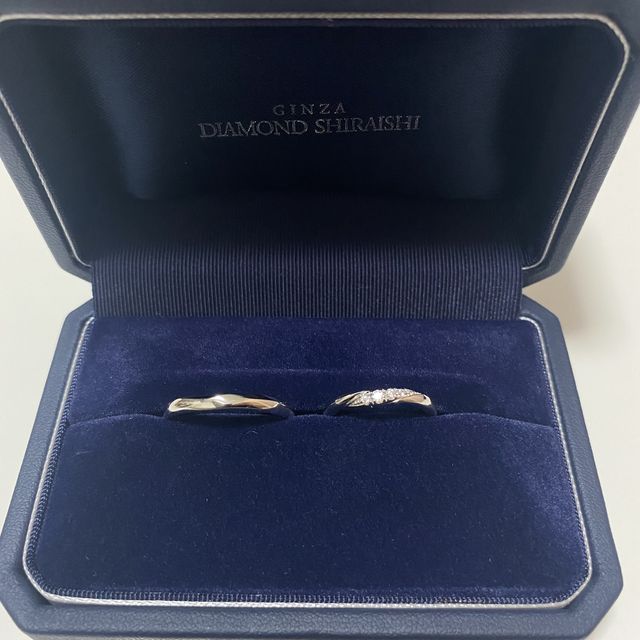 【銀座ダイヤモンドシライシの口コミ】 シンプルすぎず派手すぎないものを探していました。いくつか候補があり似…