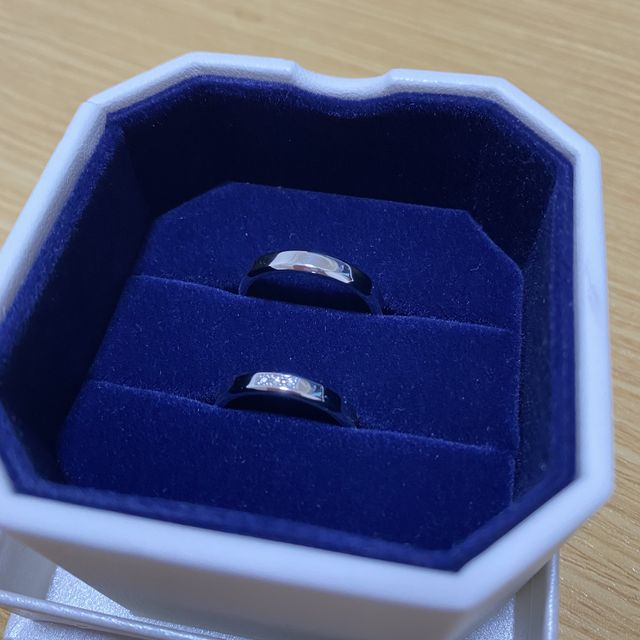 【4℃ BRIDAL(ヨンドシーブライダル)の口コミ】 彼とのペアリングを4℃で購入していたこともあり、一度結婚指輪も見てみよ…