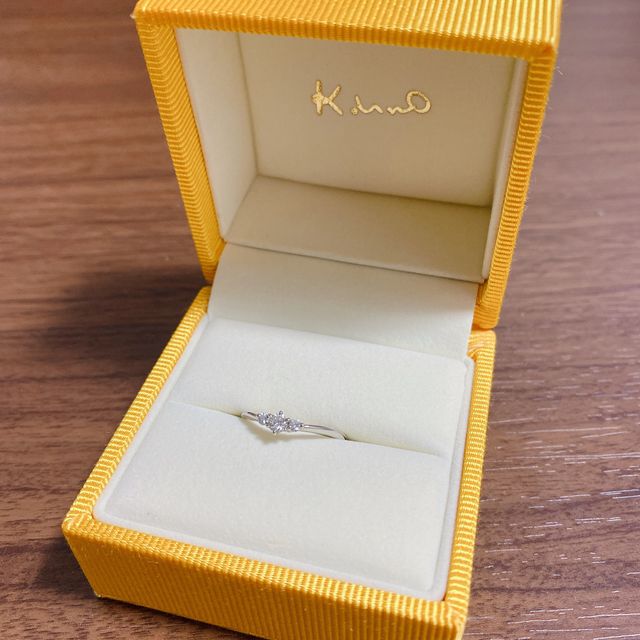 【ケイウノ ブライダル(K.UNO BRIDAL)の口コミ】 婚約指輪のデザインが気に入っていたことと、それに合わせた結婚指輪をフ…