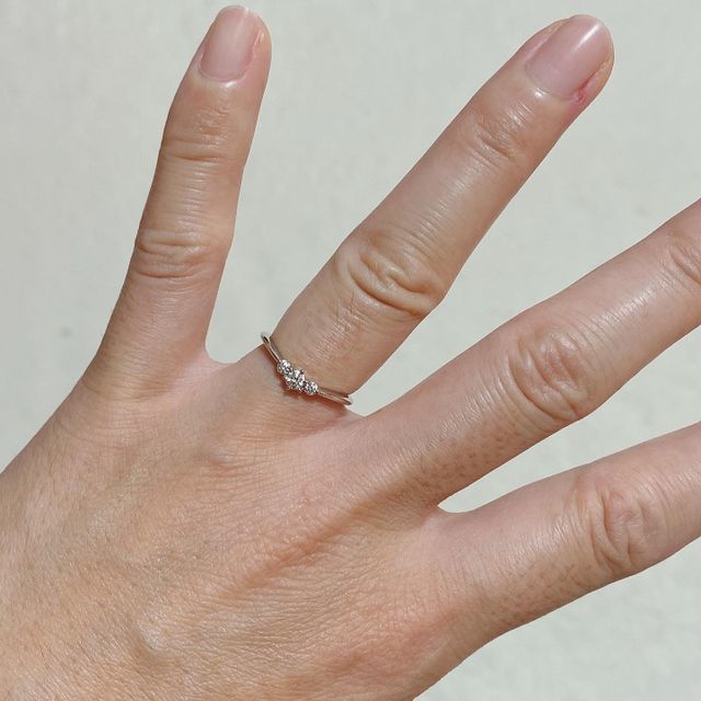 【ケイウノ ブライダル(K.UNO BRIDAL)の口コミ】 婚約指輪のデザインが気に入っていたことと、それに合わせた結婚指輪をフ…