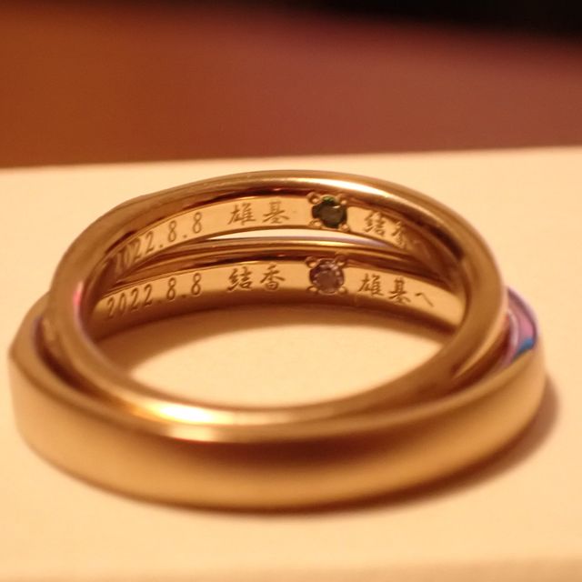 【TANZO.(鍛造指輪)の口コミ】 他のブランドを見に行ったのですが、夫婦どちらも気にいる指輪がなかなか…