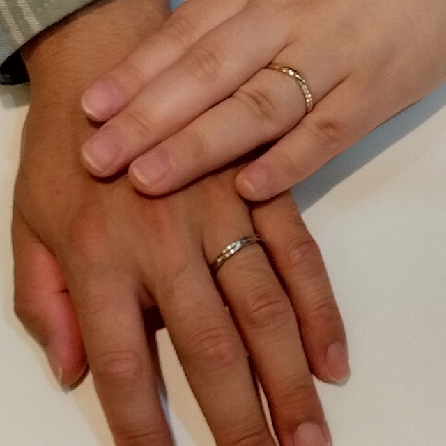 【SIND BAD(シンドバット)の口コミ】 ふたりともいろいろな店を周り似合う指輪が違かったので
プラチナとゴール…