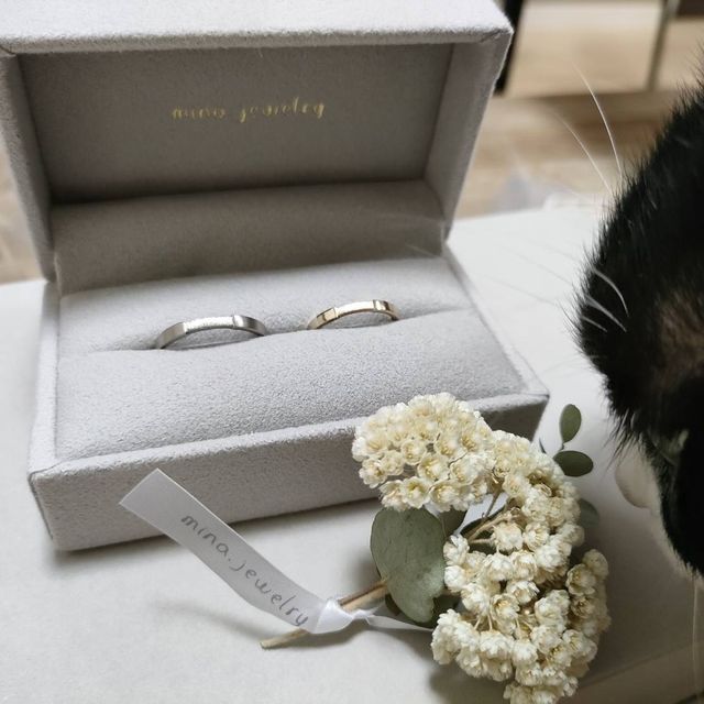 【mina.jewelry(ミナジュエリー)の口コミ】 Instagramで拝見し、様々なデザインとカラーがあった事と、プレリングとい…
