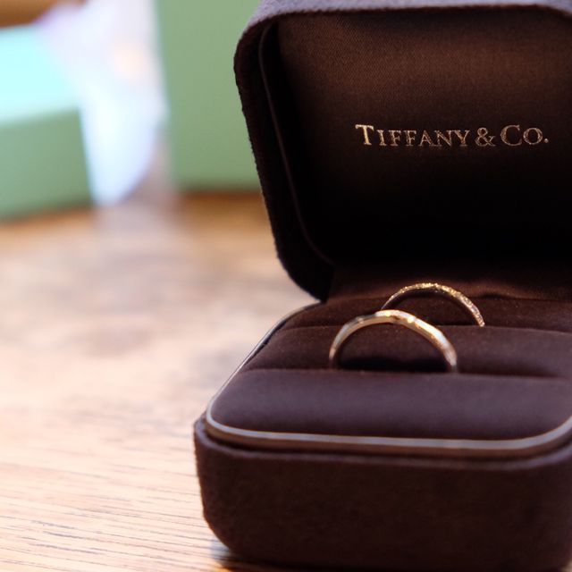 【ティファニー(Tiffany & Co.)の口コミ】 結婚指輪は彼にも毎日つけて欲しかったので、彼が気に入ったものにしよう…