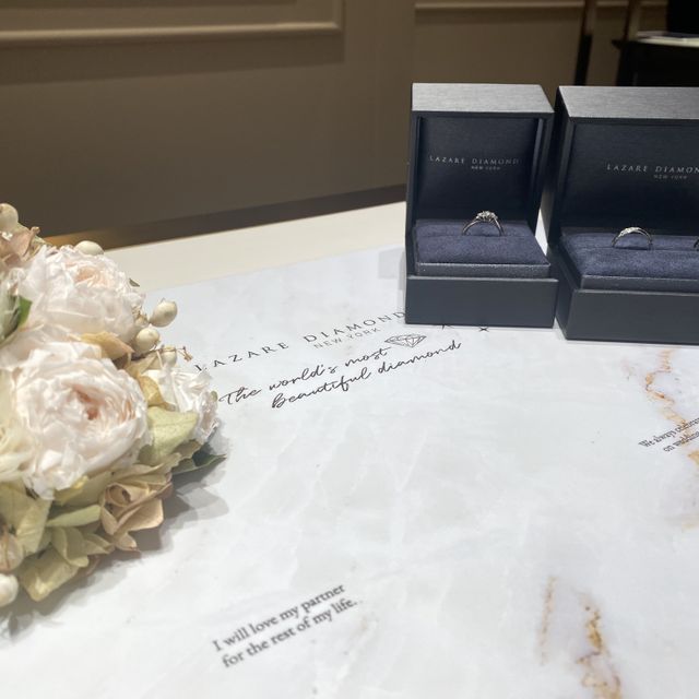 【ラザール ダイヤモンド(LAZARE DIAMOND)の口コミ】 思い出のニューヨークの記憶を甦らせてくれるモチーフと希望通りのデザイ…