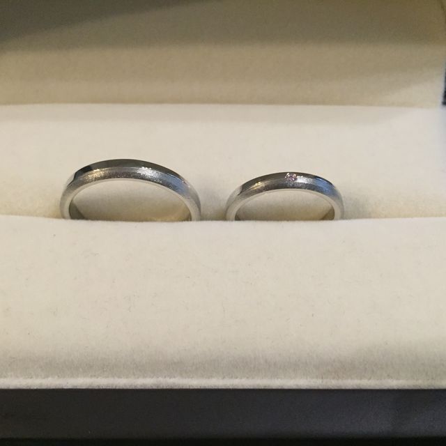 【JEWELRY  KAMATA(ジュエリーかまた)の口コミ】 わたしたち2人の結婚指輪なので、絶対に他の人とは同じものを身につけたく…