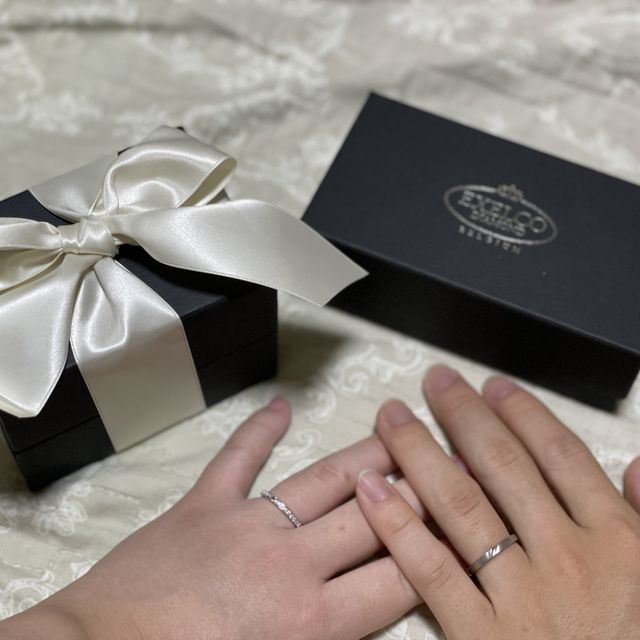 【エクセルコダイヤモンド(EXELCO DIAMOND)の口コミ】 デザインは派手過ぎずシンプル過ぎず丁度いい所が魅力かなと思いました！…
