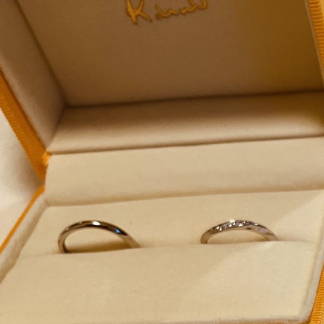 【ケイウノ ブライダル(K.UNO BRIDAL)の口コミ】 お店のスタッフさんの落ち着いた雰囲気と、指輪デザインで決めました！値…