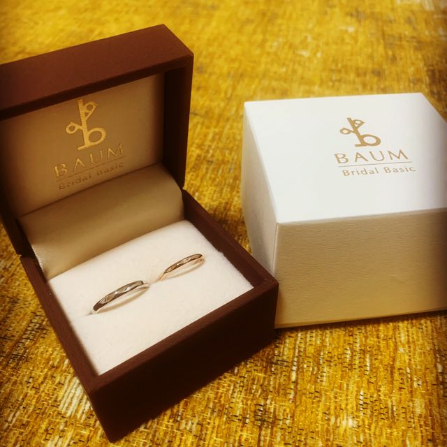 【BAUM(バーム)の口コミ】 色々な指輪を見て回りましたが、やはりシンプルなデザインで落ち着きまし…