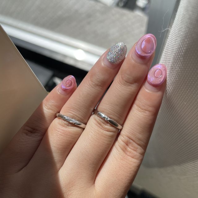 【エクセルコダイヤモンド(EXELCO DIAMOND)の口コミ】 エリザベートフィーヌのメレ打ちがネットで気に入って試着しました。可愛…