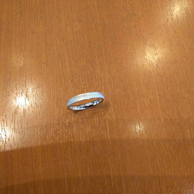 【PILOT BRIDAL(パイロットブライダル)の口コミ】 金属アレルギーがあるため、できるだけプラチナの純度が高い指輪を欲しか…