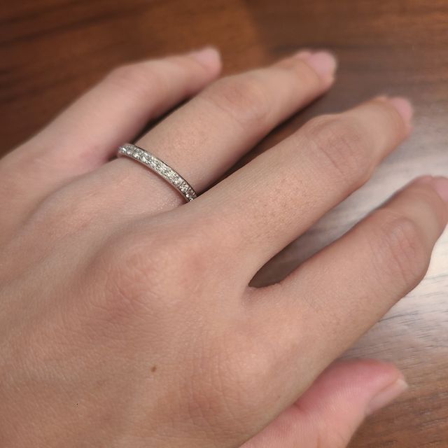 【宝寿堂(ほうじゅどう)の口コミ】 ストレートのハーフエタニティと決めて探しておりましたが、数ある指輪の…