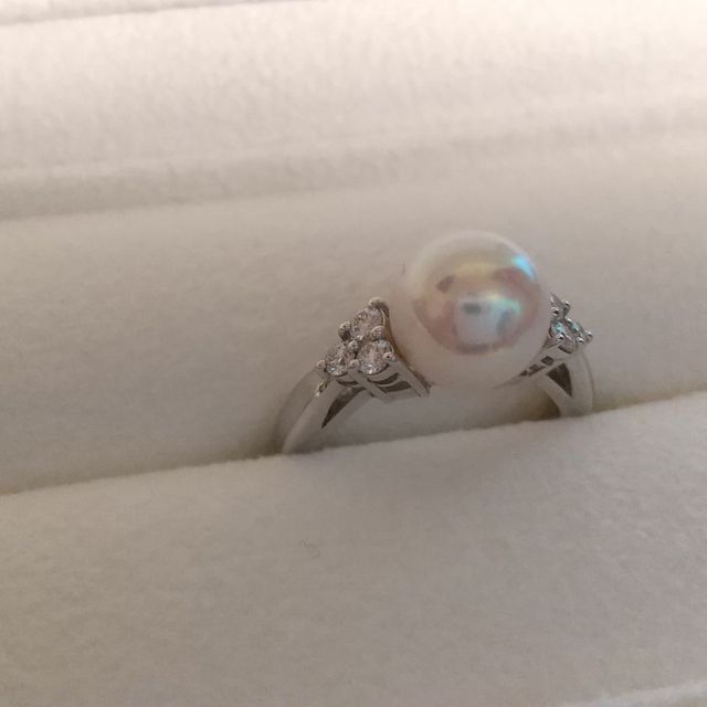 【MIKIMOTO(ミキモト)の口コミ】 パールの指輪がほしかったため、彼にお願いしてパールの婚約指輪が豊富に…