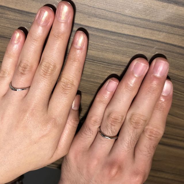 【BIJOUPIKO(ビジュピコ)の口コミ】 様々な指輪を見ましたが、人と被らないデザインにしたく、女性用の方は真…