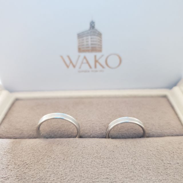 【和光ブライダルブティックギンザの口コミ】 シンプルなものではなくデザインがあるものを探していました。縦の細やか…