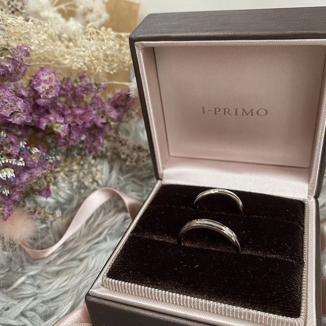 【アイプリモ(I-PRIMO)の口コミ】 結婚指輪は日常でつけていたいので、華奢であまり目立たないものが良かっ…