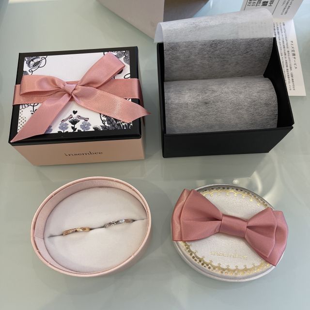 【insembre(インセンブレ)の口コミ】 接客の方のいろいろな説明をことこまかくきいて、いろいろな指輪を紹介し…