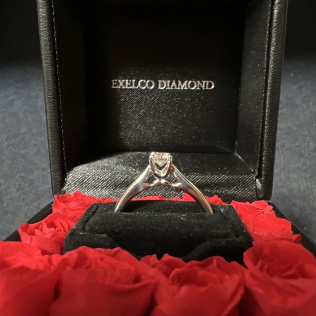 【エクセルコダイヤモンド(EXELCO DIAMOND)の口コミ】 ダイヤモンドの石を先に購入してプロポーズしました、その後二人でリング…