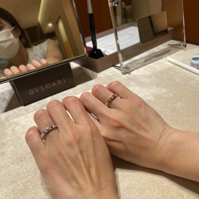 【ブルガリ(BVLGARI)の口コミ】 キラキラであり、海外ブランドなのにも関わらず、サイズ変更もできる所が…