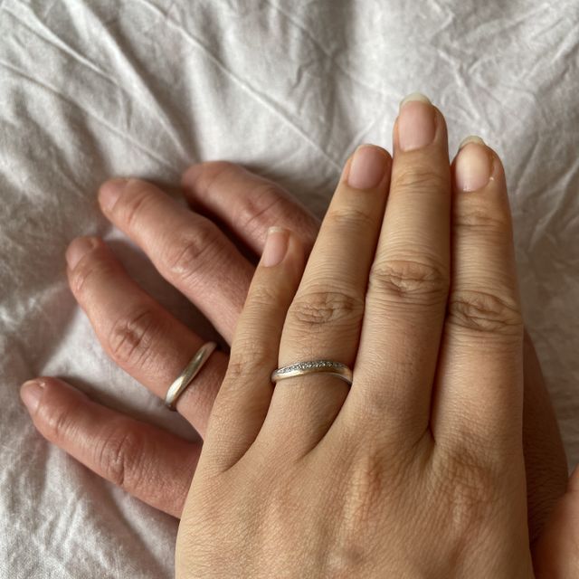 【出雲結(いずもゆい)の口コミ】 出雲結というブランドの「結」という結婚指輪にしました。試着用の指輪を…