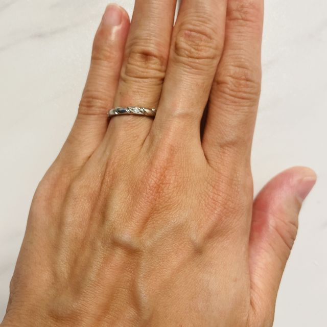 【ショーメ(CHAUMET)の口コミ】 フランスで挙式を挙げる予定でしたので指輪もフランスのブランドで考えて…