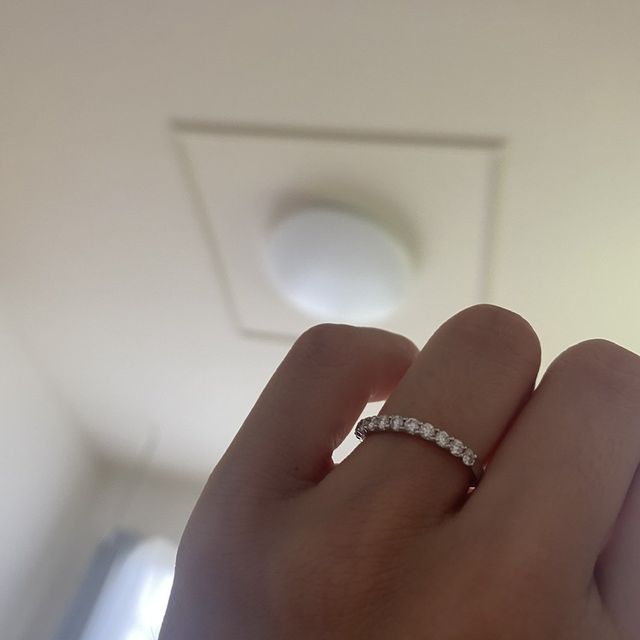【銀座ダイヤモンドシライシの口コミ】 私はシルバー、旦那はゴールドが良いとのことだったので、合わせず好きな…