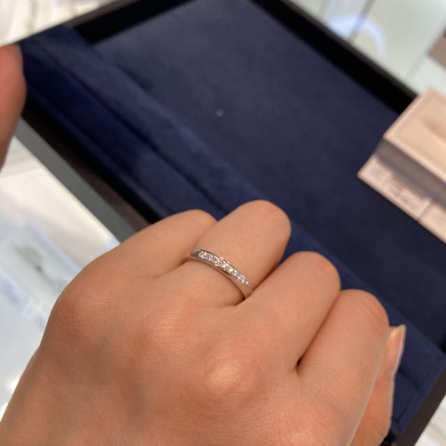 【4℃ BRIDAL(ヨンドシーブライダル)の口コミ】 手に取りやすい価格でしたが、決してチープではなく、しっかりしていまし…