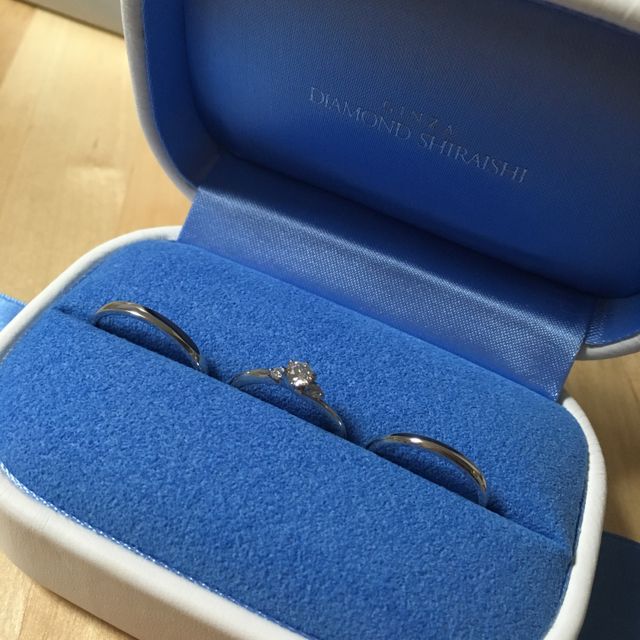 【銀座ダイヤモンドシライシの口コミ】 わたしは指自体は細いのですが、関節が太く、生活していると指輪がクルク…