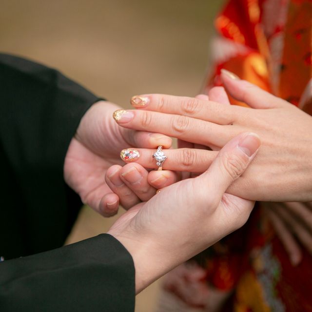 【職人工房の口コミ】 彼の祖母から1.5cのダイヤモンドを譲り受けたので婚約指輪にリメイクする…