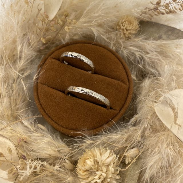 【ringram(リングラム)の口コミ】 結婚する前にペアリングを自分達で手作りしたことがあったので、結婚指輪…