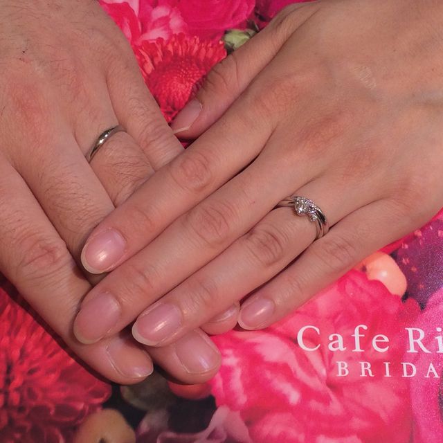 【CAFERING(カフェリング)の口コミ】 ピンクダイヤが入ってる指輪を取り扱っているお店をパンフレットで探し，…