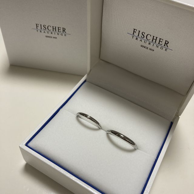 【FISCHER(フィッシャー)の口コミ】 シンプルな指輪を探していました。こちらの指輪は、ぷっくりつるんとして…