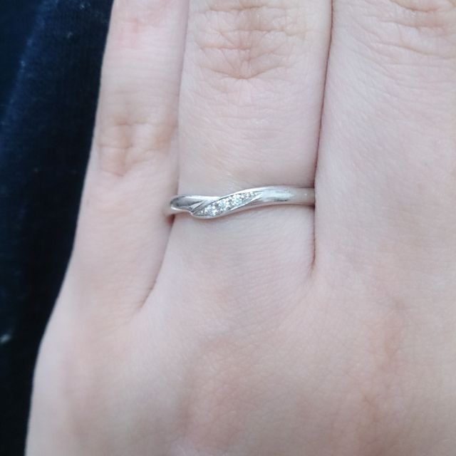 【アイプリモ(I-PRIMO)の口コミ】 結婚指輪は毎日着けるものなのでシンプルなデザインのものを探していまし…